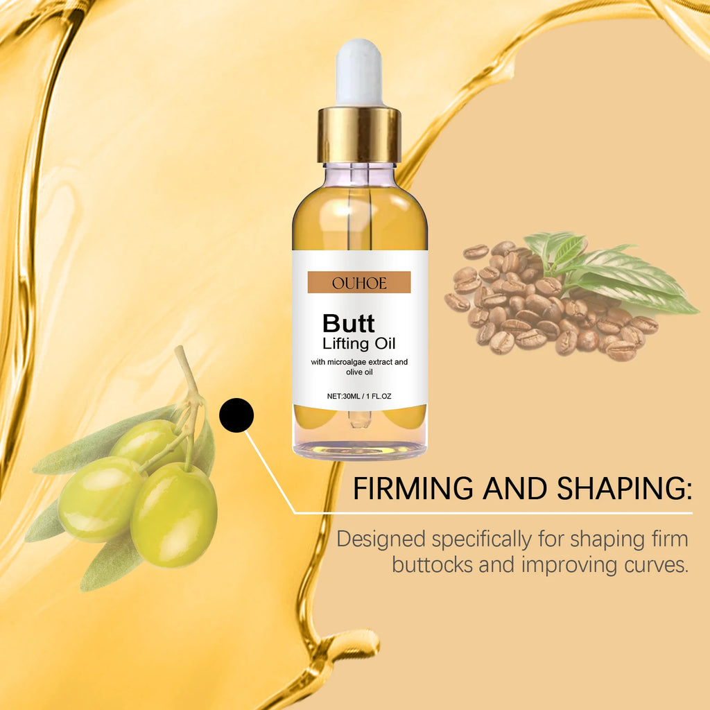 Nuivea Buttock Enlargement & Firming Oil – Hip Lifting, Nourishing & Elasticity Boost Massage Oil | 30ml