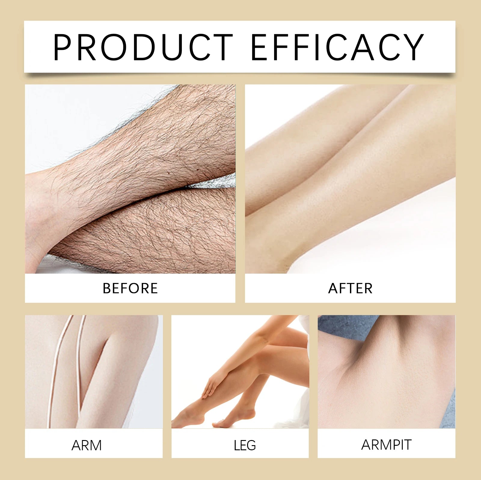 Nuivea's Organic Cyperus Rotundus Hair Removal Body Oil– 60ml