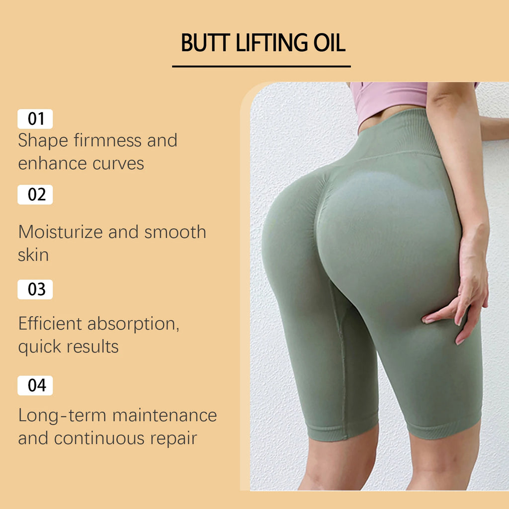Nuivea Buttock Enlargement & Firming Oil – Hip Lifting, Nourishing & Elasticity Boost Massage Oil | 30ml