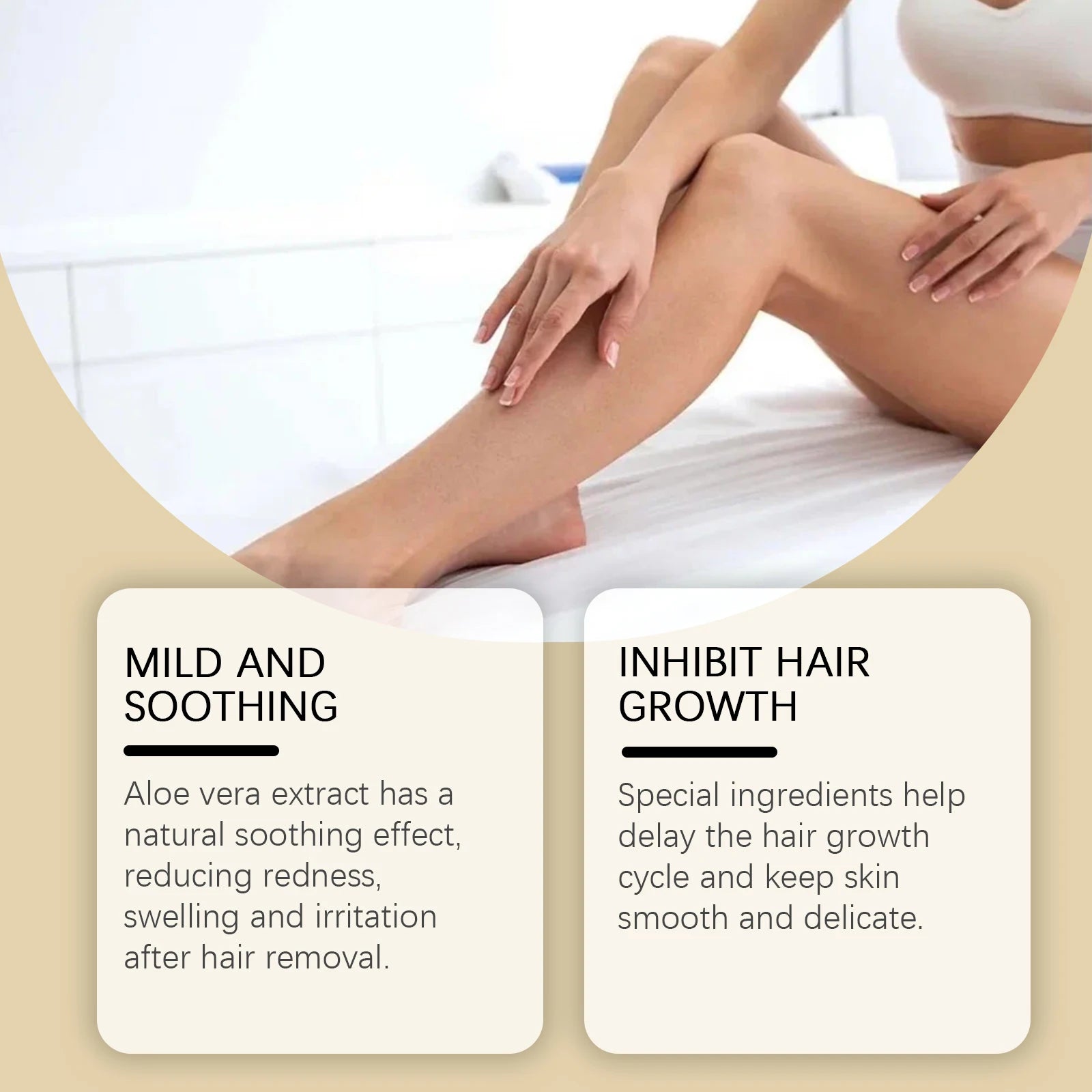 Nuivea's Organic Cyperus Rotundus Hair Removal Body Oil– 60ml