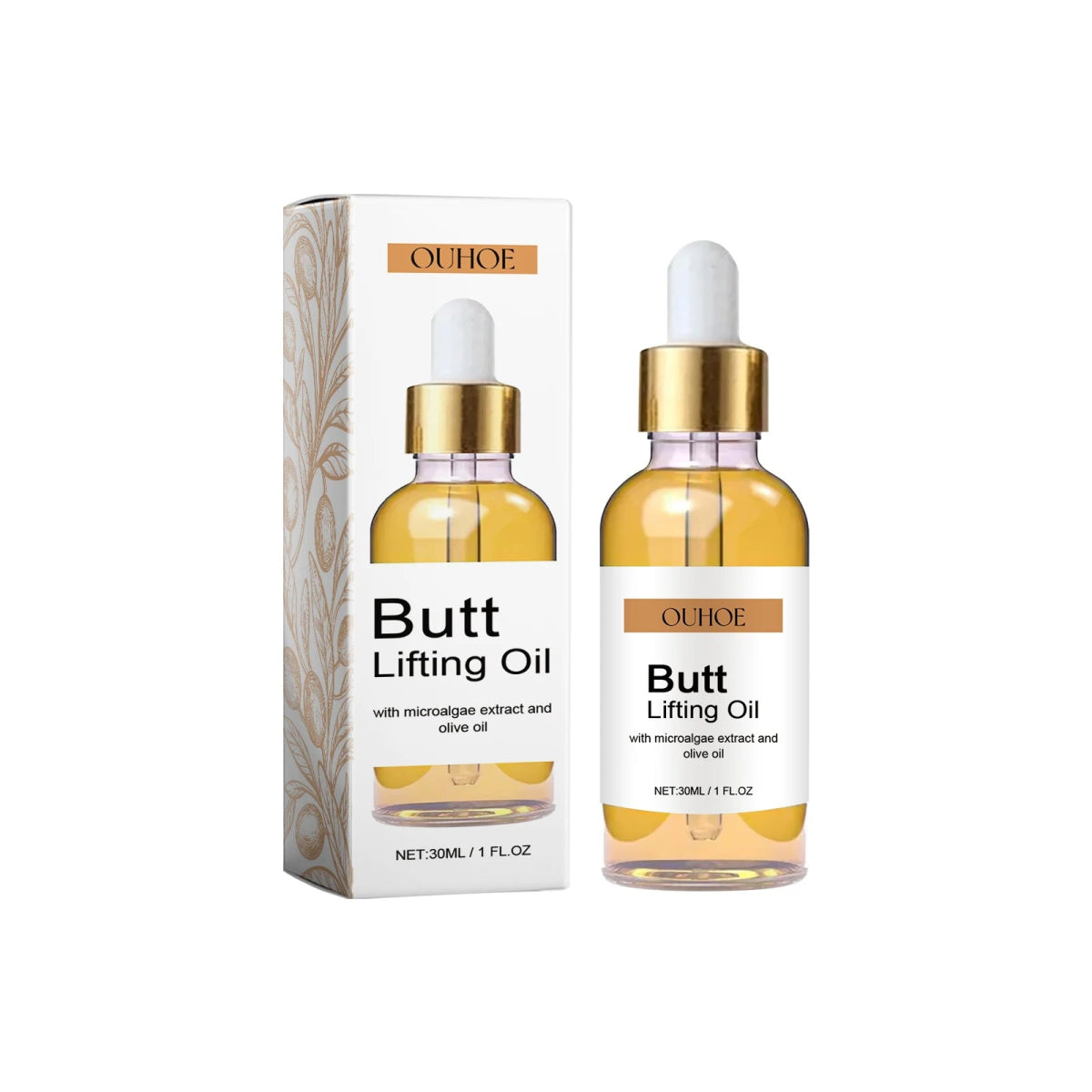 Nuivea Buttock Enlargement & Firming Oil – Hip Lifting, Nourishing & Elasticity Boost Massage Oil | 30mlNuivea