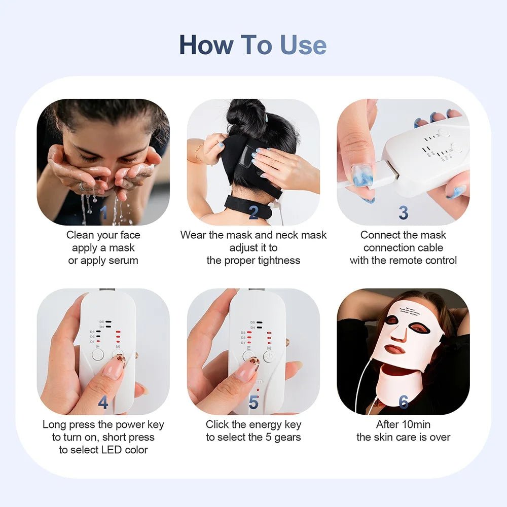 Nuivea Wireless Red Light Therapy MaskNuivea