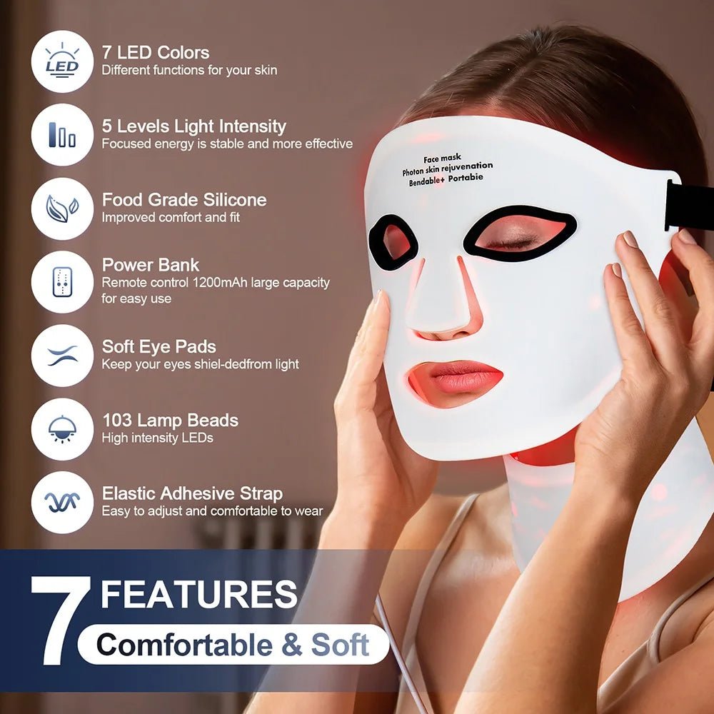 Nuivea Wireless Red Light Therapy MaskNuivea