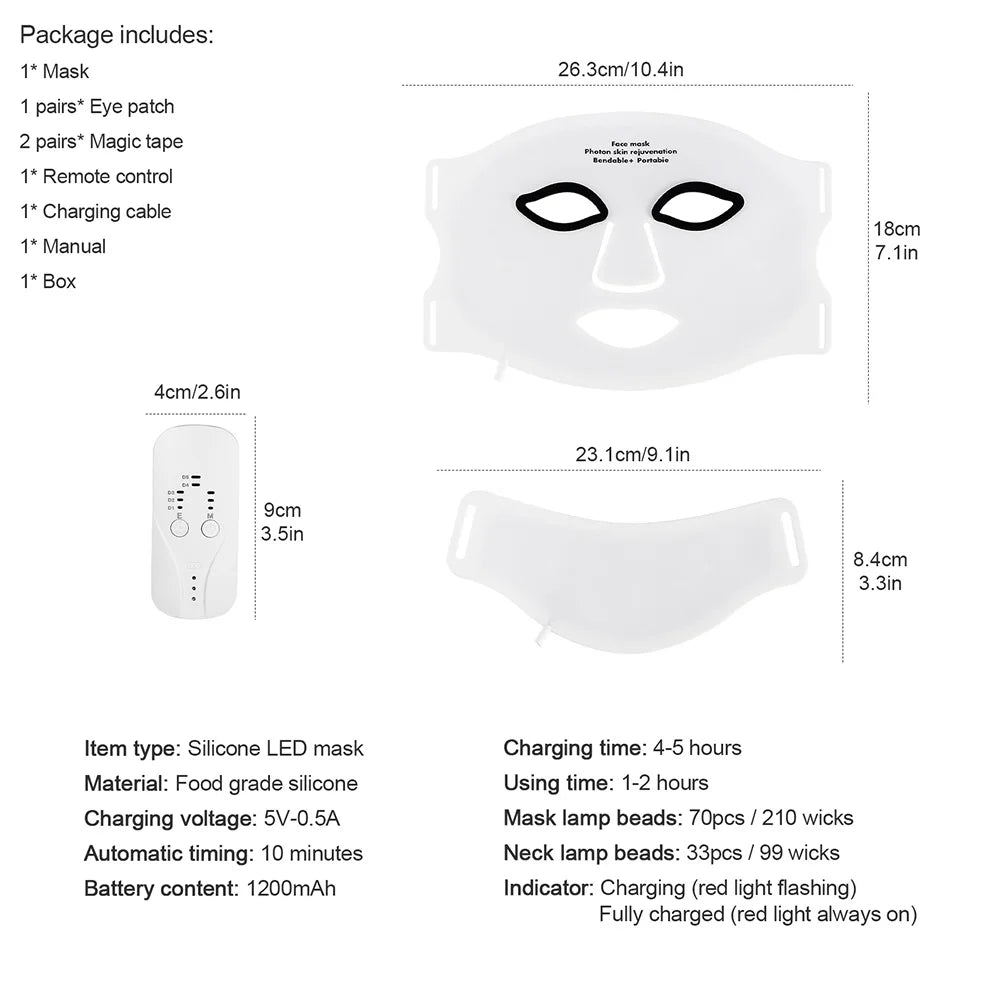 Nuivea Wireless Red Light Therapy MaskNuivea